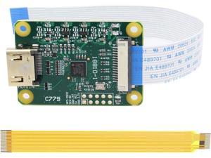 Geekworm Raspberry Pi Hdmi-in Module, Hdmi to CSI-2 C779, Hdmi inpute Supports up to 1080p25fps Compatible with Raspberry Pi 4B/3B+/3B/Pi Zero/Zero W/Pi Zero 2W