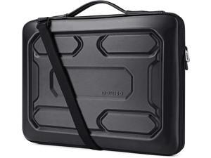 17 inch Laptop Sleeve Shoulder Bag Shockproof Waterproof EVA Protective Case for 17.3 Dell Inspiron/MSI GS73VR Stealth Pro/Lenovo IdeaPad 320 321/HP Envy 17/LG Gram 17/ROG Strix GL702VS