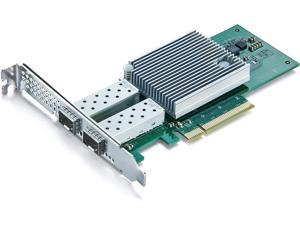 10Gb PCI-E NIC Network Card, Dual SFP+ Port, with original Intel X710-BM2, PCI Express Ethernet Lan Adapter Support Windows Server/Windows/Linux/ESX, Compare to Intel X710-DA2