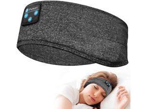 Voerou Sleep Headphones Sports Headband,Bluetooth Sleep Mask with Ultra-Thin Speakers for Side Sleepers,Headband Headphones for Running,Workout,Travel,Yoga,Insomnia,Meditation