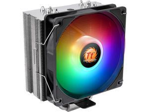 Thermaltake UX210 ARGB Sync Intel/AMD (LGA 1200) CPU Cooler, Support MB RGB LED 5V sync, U-shape copper Heatpipes , 120mm 10 LED PWM Fan (CL-P079-CA12SW-A)