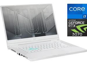 ASUS TUF Dash 15 Thin Gaming Laptop, Intel Core i7-11375H, GeForce RTX 3070, 15.6 240Hz FHD Display, 40GB DDR4  1TB PCIe SSD, Wi-Fi 6, Backlit Keyboard, Win10 Pro, Moonlight White