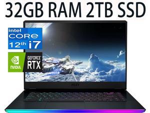 MSI Raider GE66 15 Gaming Laptop 12th Gen Intel Core i712700H 14Cores Processor NVIDIA GeForce RTX 3070 Ti 8GB GDDR6 Graphics 32GB DDR4 2TB PCIe SSD 156 QHD 240Hz Display Windows 11