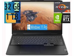 Lenovo IdeaPad Gaming 3 15 Gaming Laptop AMD 6Cores Ryzen5 6600HBeats i711700H RTX 3050 4GB Graphics 32GB DDR5 1TB PCIe SSD 156 FHD IPS 120Hz Display Backlight Keyboard Windows 11 Pro