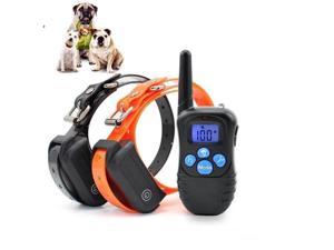 Shock Collar for Dogs - Waterproof Rechargeable Dog Training E-Collar with 3 Safe Correction Remote Training Modes, Shock, Vibration, Beep for Dogs Small, Medium, Large