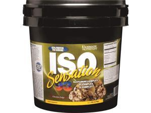Ultimate Nutrition Iso Sensation 93 with Glutamine, Whey Protein Isolate Powder, 30 Grams of Protein, Low Carb Protein Shakes, Keto Friendly, 5 Pounds, Chocolate Fudge Flavoured