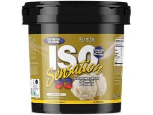 Ultimate Nutrition Iso Sensation 93 with Glutamine, Whey Protein Isolate Powder, 30 Grams of Protein, Low Carb Protein Shakes, Keto Friendly, 5 Pounds, Cookies N Cream Flavoured