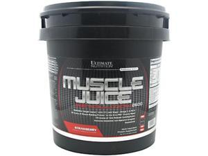 Ultimate Nutrition Muscle Juice Revolution 2600, Lean Muscle Mass Gainer Protein Powder with Glutamine, Whey Protein Isolate for Weight Gain, Time Release Carbohydrates, 11.1 Pounds, Strawberry
