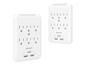 Bestten Wireless Remote Control Outlet Combo Kit (2 Wall Outlets+1