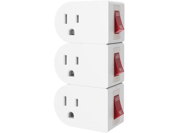 Heavy Duty 20-Amp 2400-Watt Appliance Surge Protector Smart Plug with  outlet s