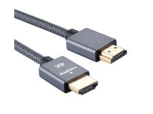 4K HDMI2.0 Cable 1.5M 4.9ft, 4K HDMI Lead, Support 4K@60Hz, ARC, HDR, 3D, Ethernet, Ultra High Speed 2M HDMI Cable, Compatible with TV, Blu-Ray,   Projector, Soundbar, Sky, PC, Laptop