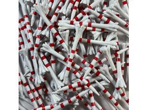 100 Champ My Hite Red and White Zarma Fly Tees - 2 & 3/4"