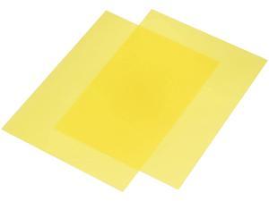 MECCANIXITY Gel Filter PVC Sheet 297X210Mm 11.7 by 8.3 Inch Clear Yellow for Photo Studio, Pack of 9