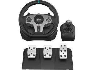 PXN V9 Gaming Racing Wheel with Pedals and Shifter, Steering Wheel for PC, Xbox One, Xbox Series X/S, PS4, PS3 and Nintendo Switch