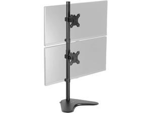 VIVO Dual Monitor Desk Stand Free-Standing LCD Mount, Holds in Vertical Position 2 Screens up to 30" (STAND-V002L)