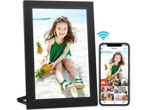 Frameo Digital Photo Frame 10.1 inch WiFi Digital Picture Frame with 1280x800 IPS LCD Touch Screen, Auto-Rotate, Slideshow, Easy Setup to Share Photos or Videos Instantly via Frameo App from Anywhere