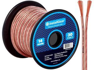 Cableague 16AWG Speaker Wire,16 AWG Gauge Speaker Wire Cable 100 Feet Great Use for Home Theater Speakers and Car Speakers 