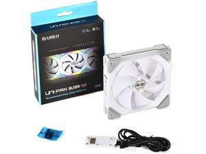 Lian Li UNI Fan SL120 Single Pack White Without Controller (Compatible with Lian Li SL120 3 Pack or SL140 2 Pack only)