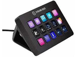 Elgato Stream Deck MK.2  Studio Controller, 15 Macro Keys, Trigger Actions in apps and Software Like OBS, Twitch, YouTube and More, Works with Mac and PC