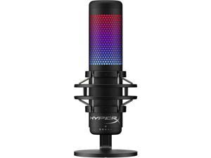 HyperX QuadCast S  RGB USB Condenser Microphone for PC, PS4, PS5 and Mac, Anti-Vibration Shock Mount, 4 Polar Patterns, Pop Filter, Gain Control, Gaming, Streaming, Podcasts, Twitch, YouTube, Discord