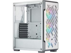 Corsair Icue 220T RGB Airflow Tempered Glass Mid-Tower Smart Case, White