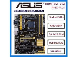 for ASUS A88X-PLUS  / AMD A88X Desktop PC Motherboard DDR3 64GB PCI-E 3.0 DVI HDMI USB3.0 ATX Support AMD Socket FM2+ A10/A8/A6/A4/Athlon cpus