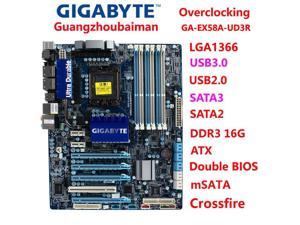 Gigabyte EX58A-UD3R Motherboard X58 LGA 1366 Motherboard Small Server LGA 1366 Original Motherboard X58A-UD3R