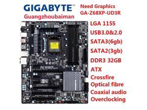 FOR Gigabyte GA-Z68XP-UD3R  Motherboard LGA 1155 Mainboard Z68 Mainboard LGA 1155 Desktop Motherboard  i3 i5 i7 DDR3 32G