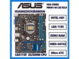 for ASUS P8H61-M LX3 R2.0 LGA 1155 Intel H61 Micro ATX Intel Motherboard with UEFI BIOS