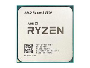 FOR AMD Ryzen 5 5500 3.6 GHz 6-Core 12-Thread CPU Processor 7NM L3=16M 100-000000457 Socket AM4  R5 5500 [NO GPU  NO FAN]