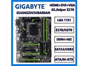 FOR GIGABYTE G1 Gaming G1.Sniper Z170  LGA 1151 Intel Z170 HDMI SATA 6Gb/s USB 3.0 PCI-E 3.0 M2 NVME ATX Intel Motherboard