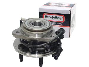 MotorbyMotor 515003 Front Wheel Bearing and Hub Assembly with 5 Lugs Fits for Ford Explorer Sport Trac Ranger, Mazda B4000 B3000, Mercury Mountaineer Low-Runout Replacement Hub Bearing (w/ABS)