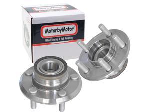 MotorbyMotor 513224 Front Wheel Bearing and Hub Assembly with 5 Lugs Fits for Chrysler 300, Dodge Challenger Charger Magnum Low-Runout OE Directly Replacement Hub Bearing (2WD RWD, w/ABS)-2 Pack