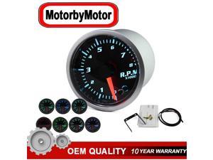 2 inch 52mm Electrical Tachometer Gauge For 0-8000 RPM LED Display Universal