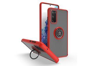 New Fashion Case with Holder stander Shockproof Case For Samsung Galaxy S20 FE 5G For Galaxy S20 FE Red