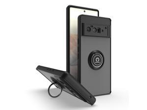 New Fashion Case with Holder stander Shockproof Case For Google Pixel 6 Pro Black