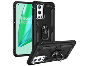 Case with Stand Shockproof Case for OnePlus 9 Pro Black