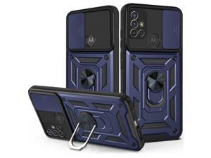 Camera Protection Case with Holder Stander Shockproof Case For Moto G30 G20 G10 for Motorola G20 G10 G30 Blue