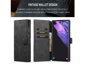 Vintage Fashion Flip Case For Samsun Galaxy S20 Ultra (6.9inch) (Black)