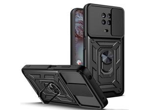 Camera Protection Case with Holder Stander Shockproof Case For Nokia G20 Black