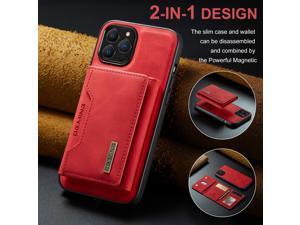 Fashion Detachable Holder Case For iPhone 13 Pro Max 67inch Red