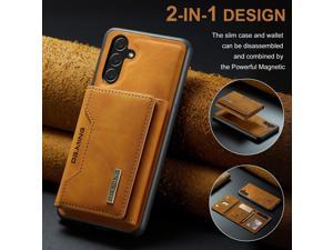 Fashion Detachable Holder Case For Samsung Galaxy A13 5G NOT 4G Brown