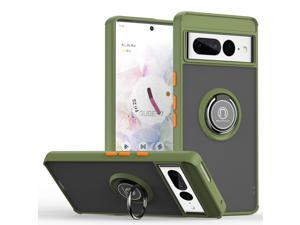 New Fashion Case with Holder stander Shockproof Case For Google Pixel 7 Pro Light Green