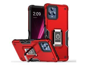 NEW Fashion Case with Stander Case For Revvl 6 5G Compatible with TMobile Revvl 6 5G Red