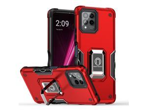 NEW Fashion Case with Stander Case For Revvl 6 Pro 5G Compatible with TMobile Revvl 6 Pro 5G Red