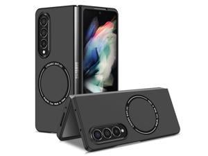 Cover Cases Shockproof Magnetic Wireless Charging Case for Samsung Z Fold 4 5G for Galaxy Z Fold4 5G Black
