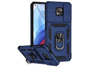 NEW Fashion Case with Stander Case For moto g power 2021 For Motorola G Power 2021 Blue