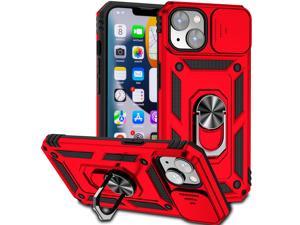 Case with Holder Stander Shockproof Case For iPhone 13 mini 54 inch Red