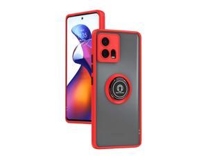 New Fashion Case with Holder stander Shockproof Case For Moto Edge 30 Fusion For Motorola Edge 30 Fusion 2022Red