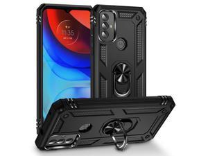 Fashion Case with Stander Shockproof Case For Moto G Play 2023 For Motorola g play 2023 Black
